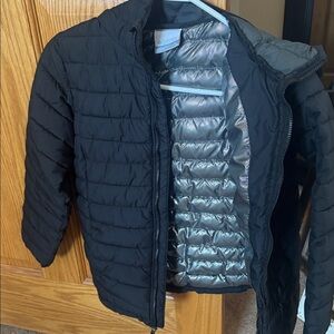 Columbia Powder Lite hooded jacket. Size medium (boys)